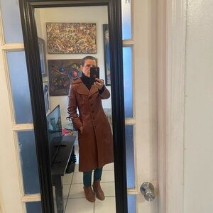 1970’s 24k leather coat by Dan di modes